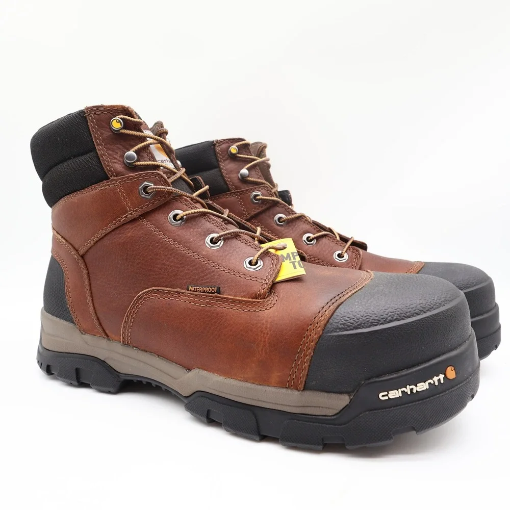 Carhartt Work Boots Mens 11.5 M Ground Force Waterproof Composite Toe CME6355